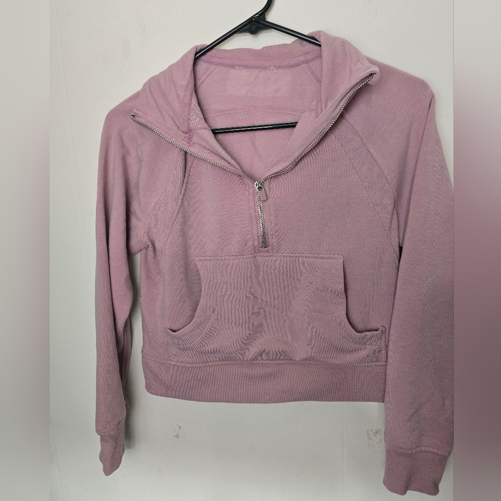 Lavender Half-Zip Hoodie
